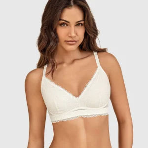 Bralette con costuras internas que simulan arcos