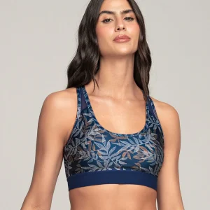 Top deportivo con espalda atlética en material de secado rápido