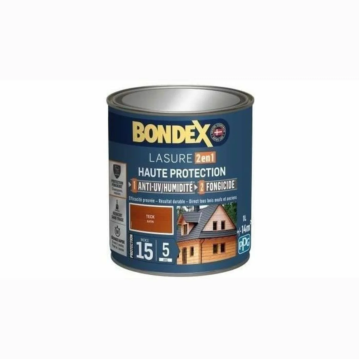 Pintura de Imprimación Bondex Gris Satinado 1 L