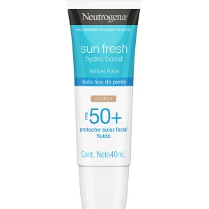 Bloqueador facial Neutrogena con color FPS50 Hydro Boost